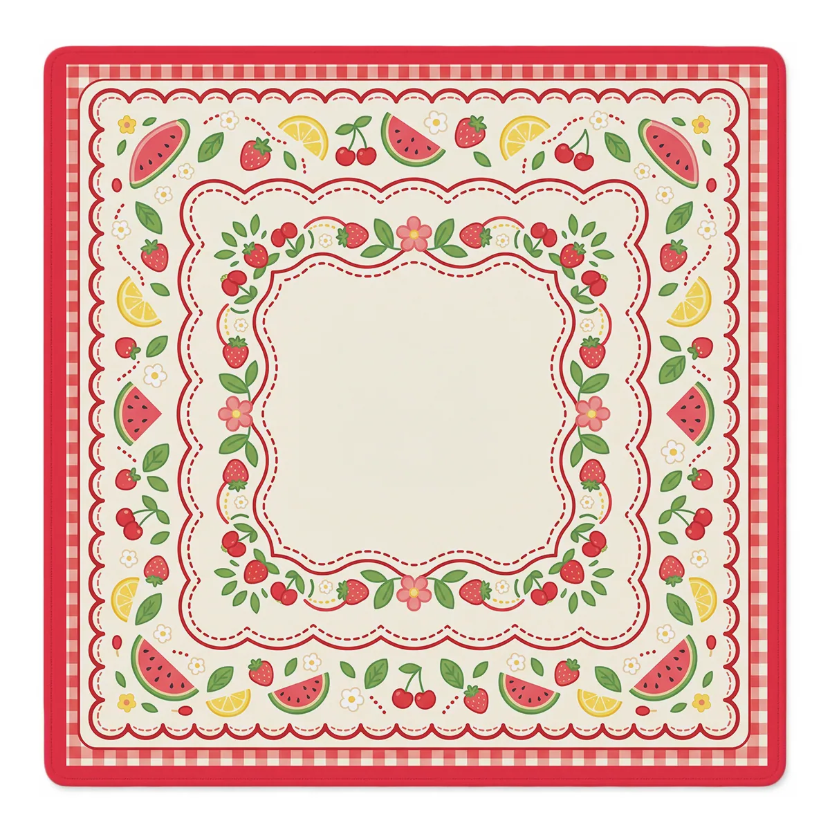 Cherry Picnic Tablecloth