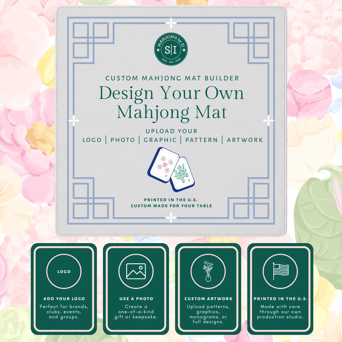 Design your Own Mahjong Mat | Custom Mahjong Mat Builder