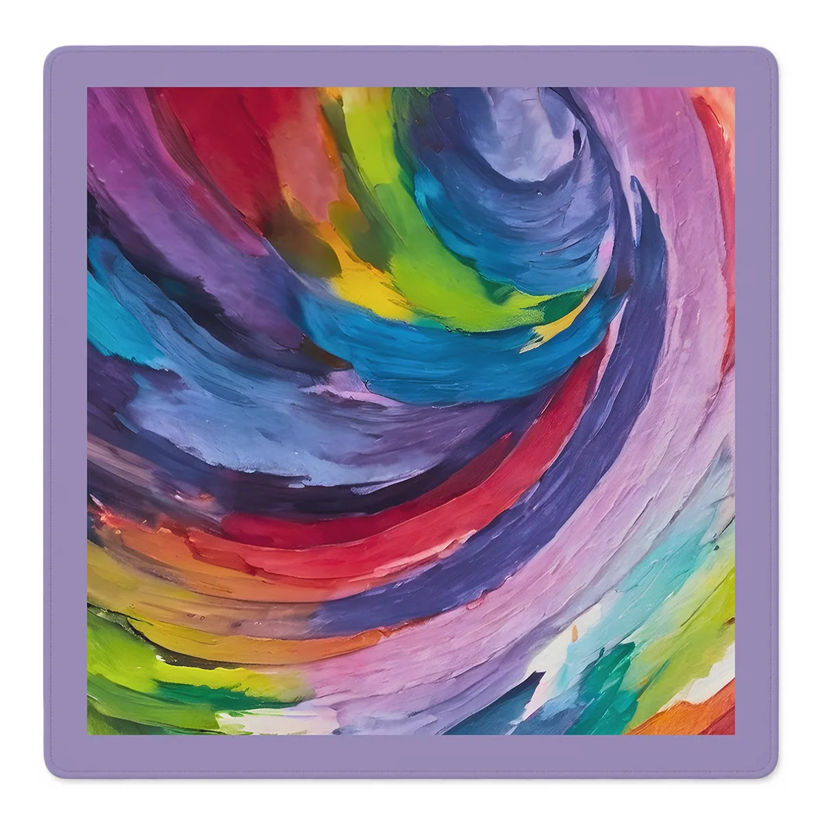 Brush Hour Purple Border
