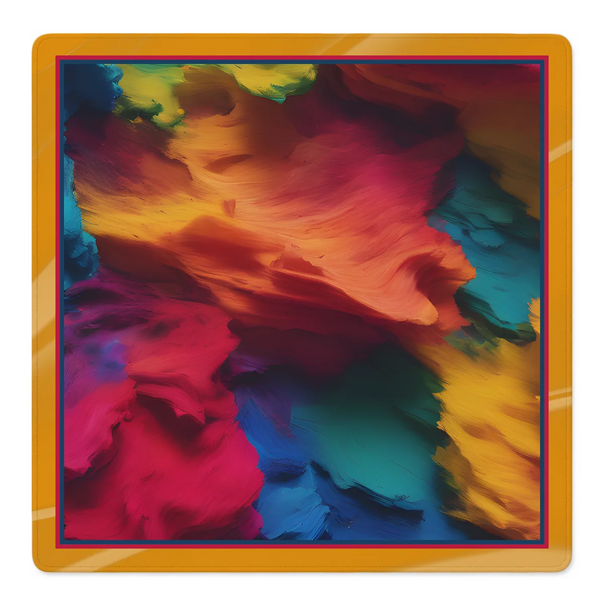 Textured Taste Orange Border