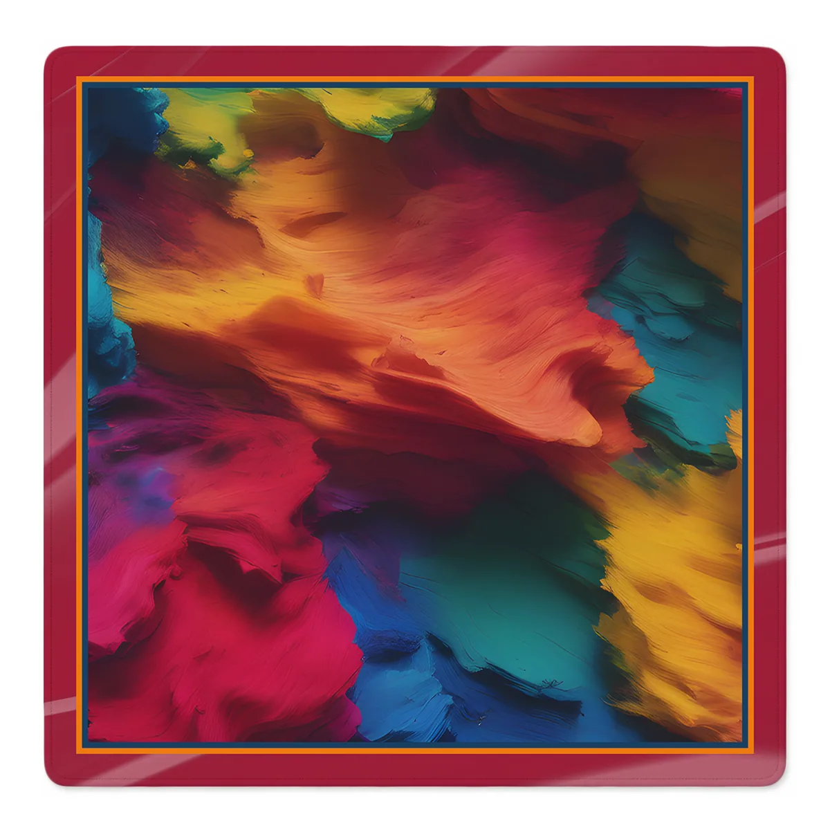 Textured Taste Red Border