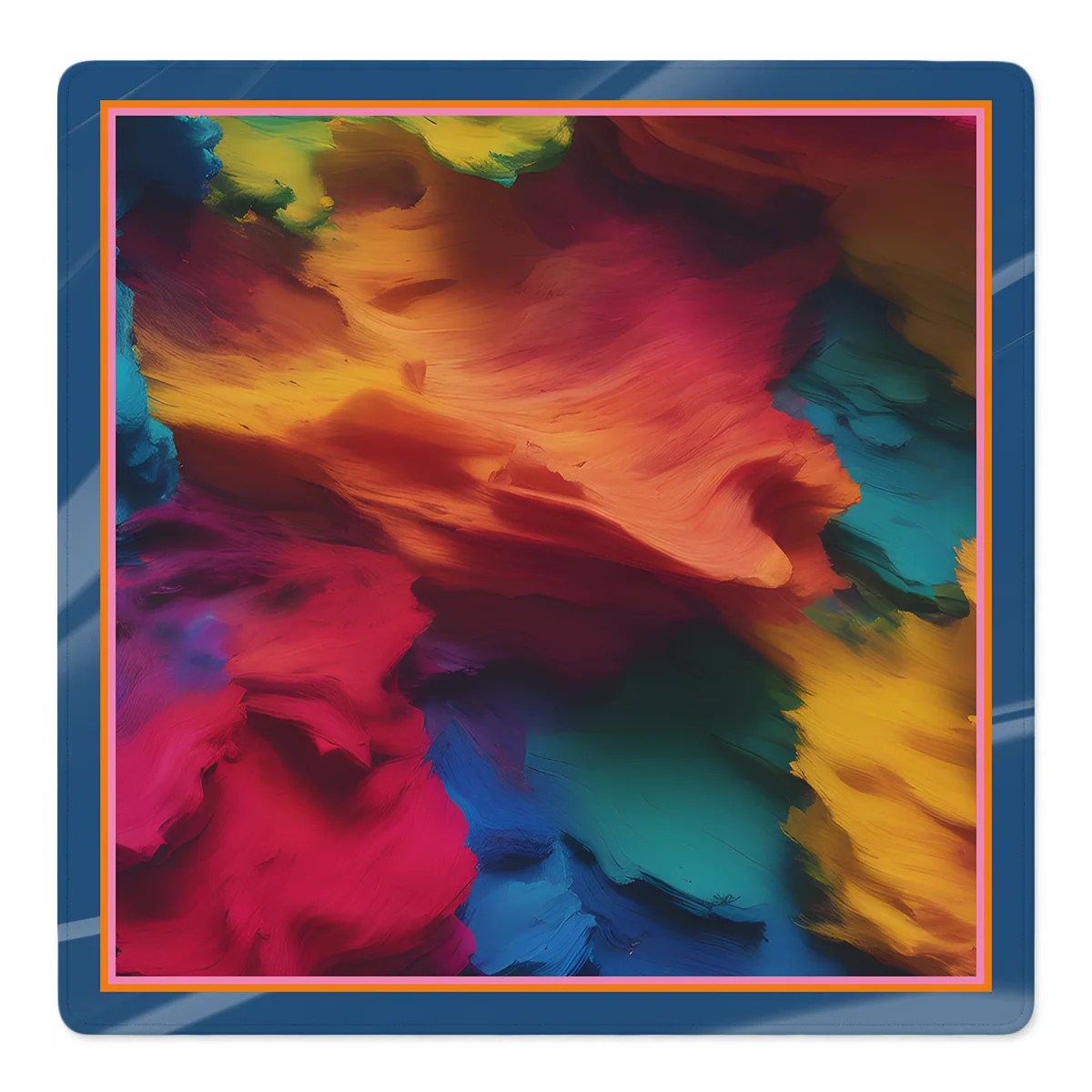Textured Taste Blue Border