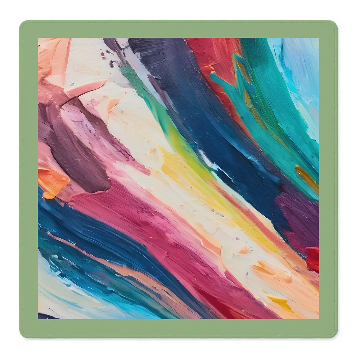 Stroke of Genius Green Border