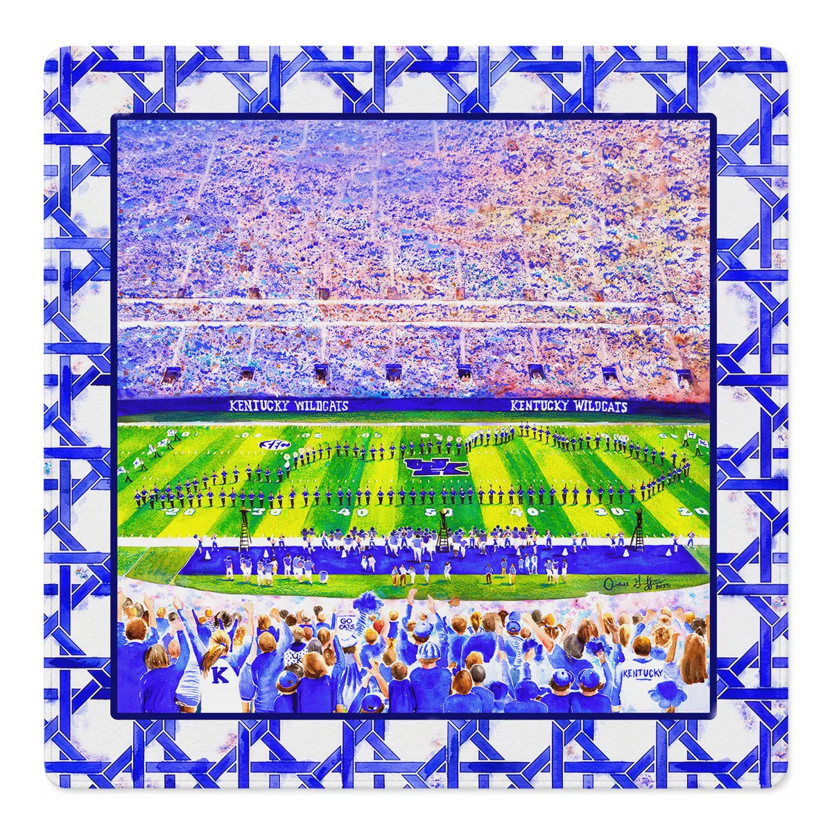 Big Blue Bleachers