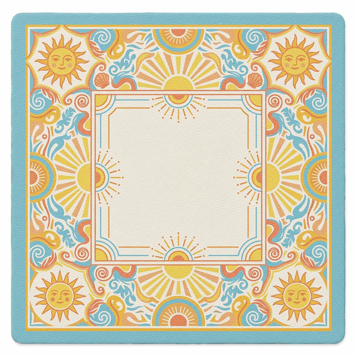 Mahjong by SI™ Good Day Sunshine | Square SI Signature™ faux leather