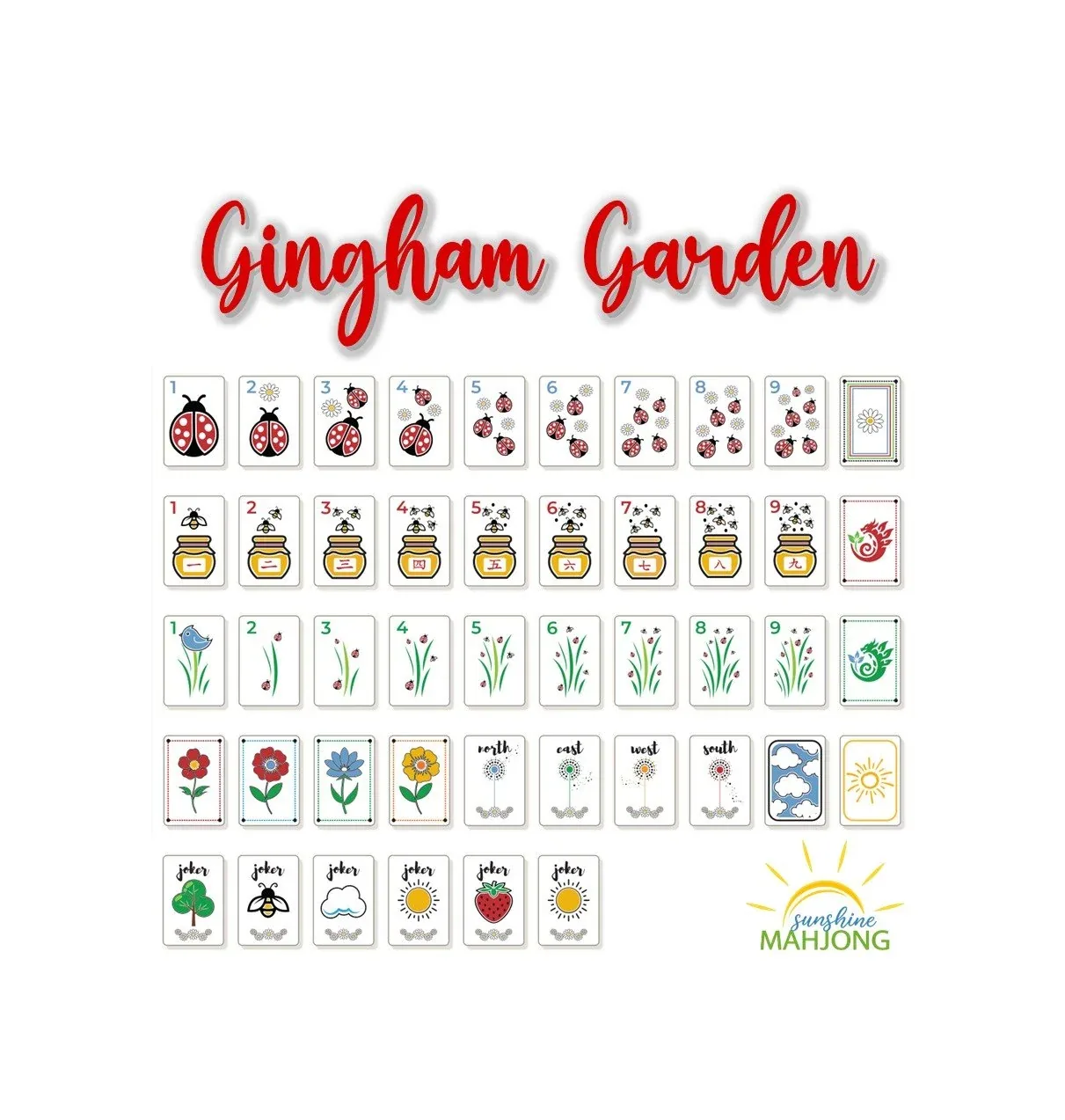 Gingham Garden Tiles