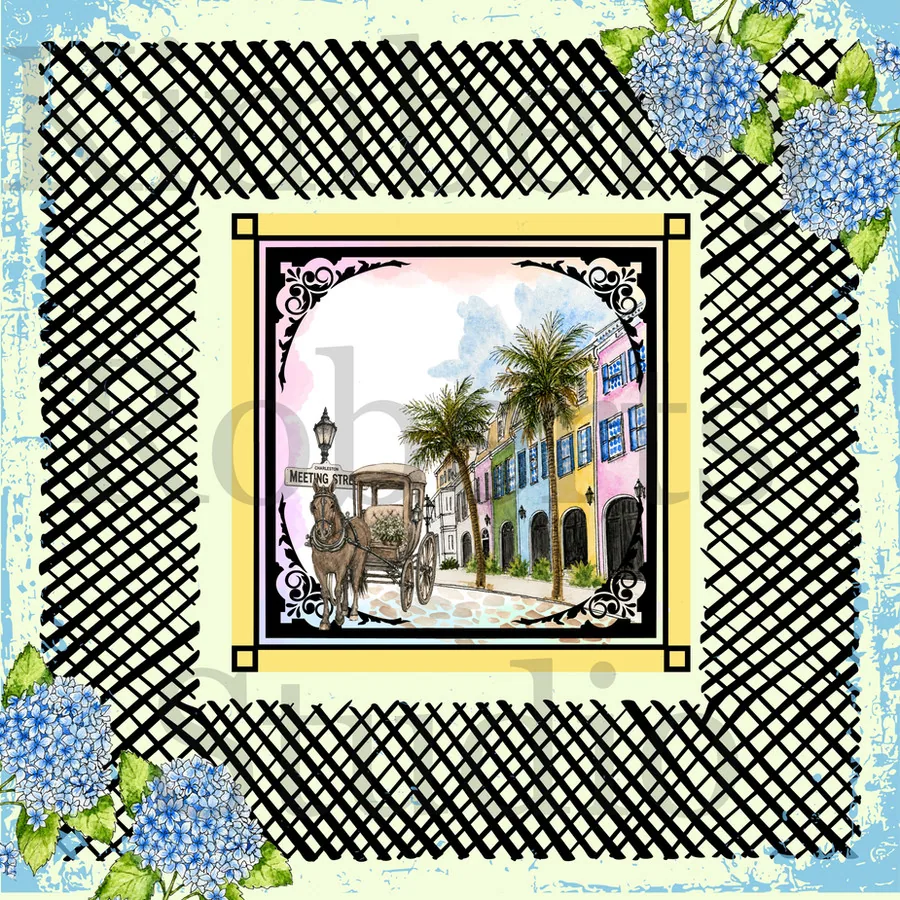 Charleston Charm Mahjong Mahjong Mat