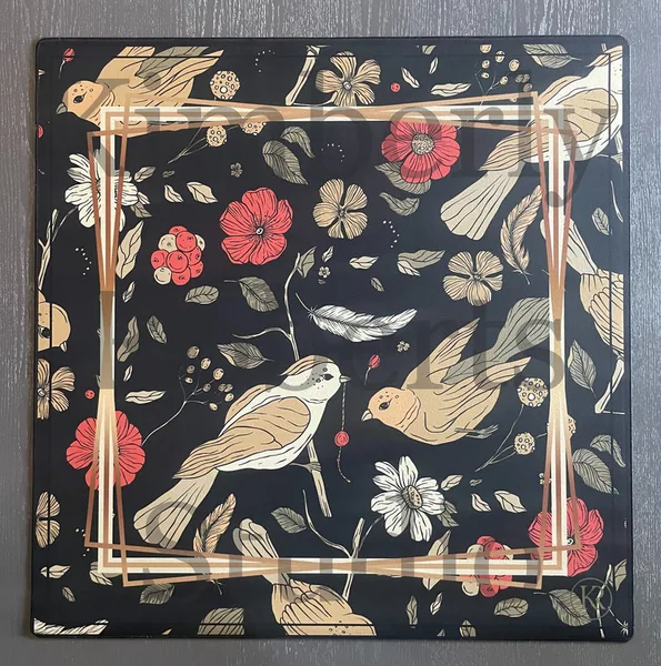 Midnight Aviary Mahjong Mat