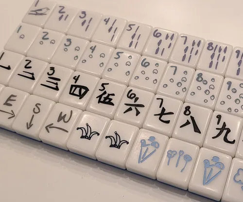 Minimalism Mahjong Set ENGRAVED