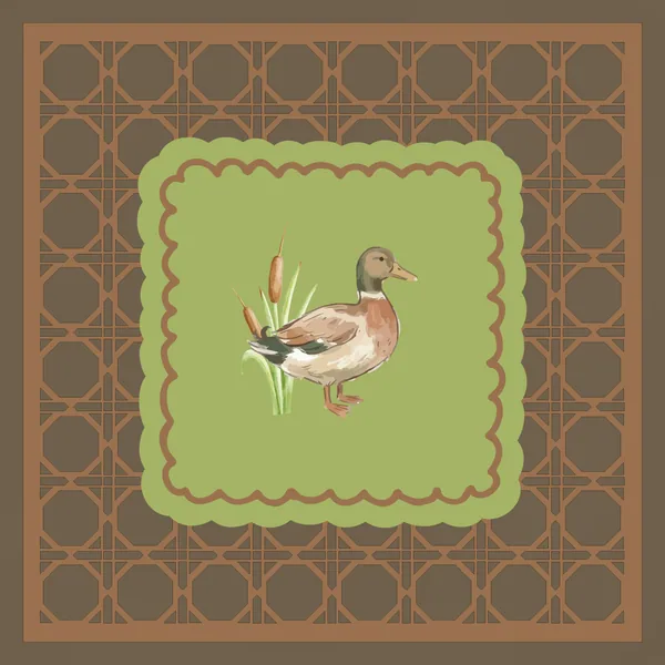 Duck Stamp Mahjong Mat