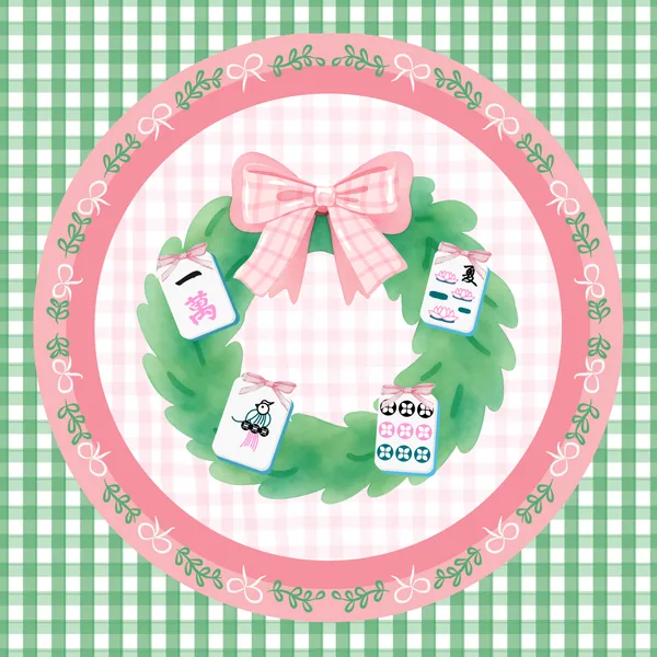 Merry Mahjong Mahjong Mat