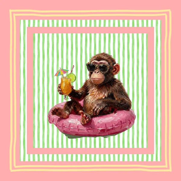 Cabana Cutie Mahjong Mat
