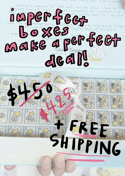 Emerald Coast Mahjong Tile Set - SCRATCH N DENT SALE