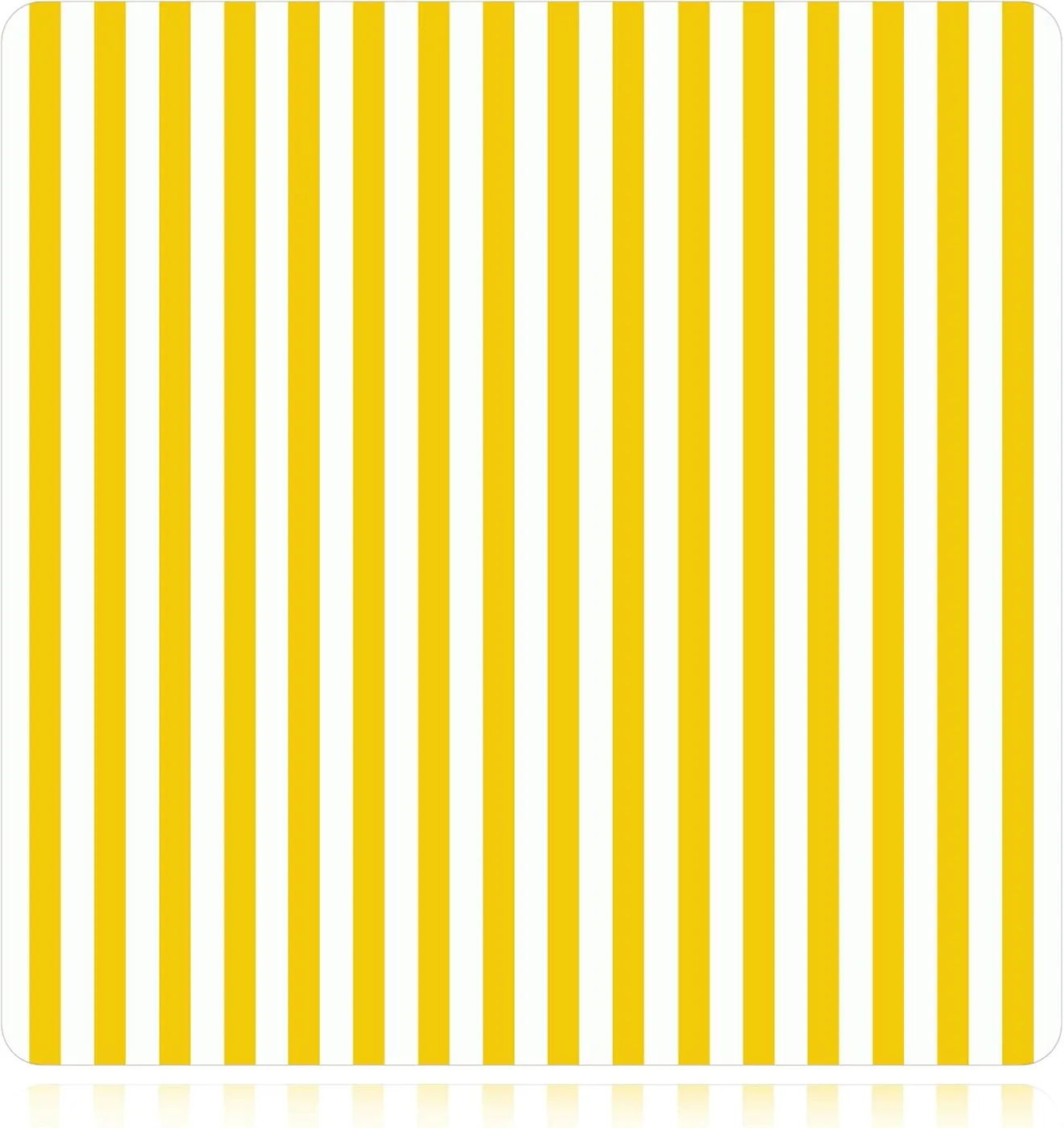 Drydiet — American Mahjong Mat for Table 31.5x31.5 Inch, Yellow Striped