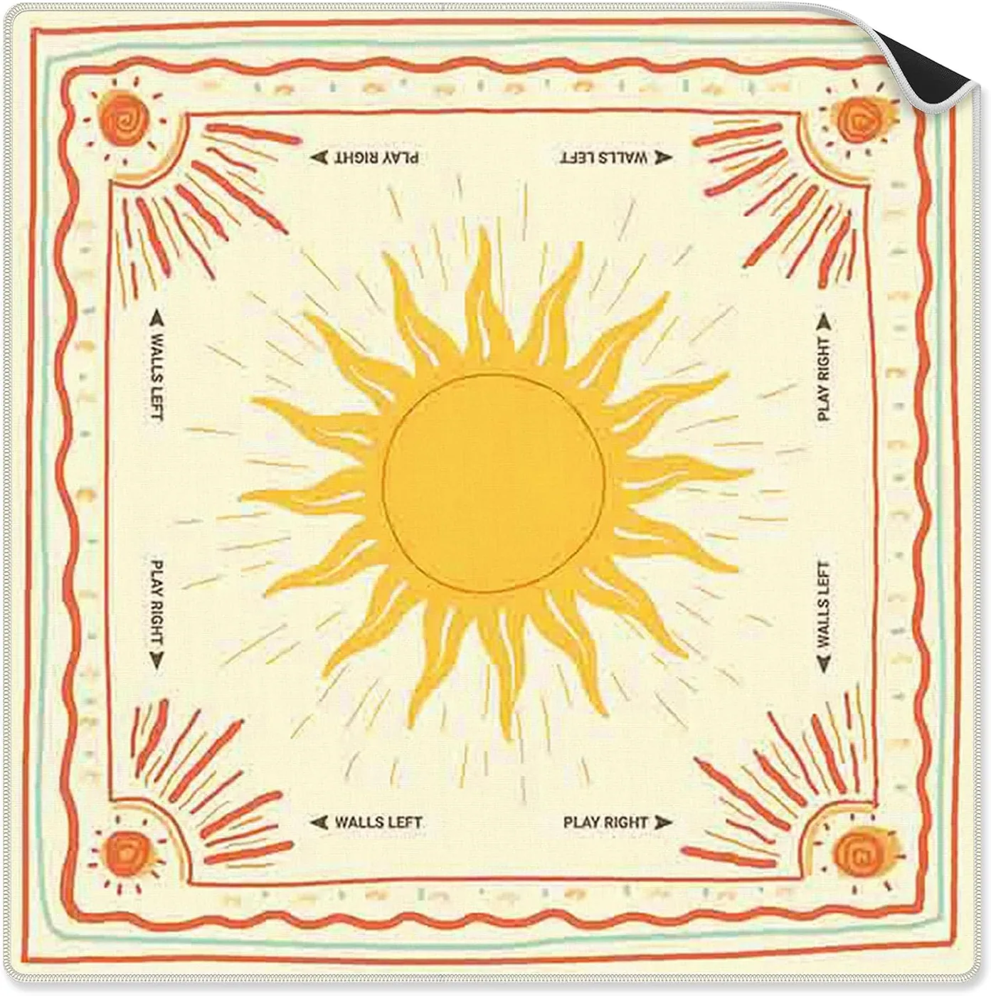 Yomisex — Boho Sunshine Mahjong Mat 31.5 x 31.5 Inch