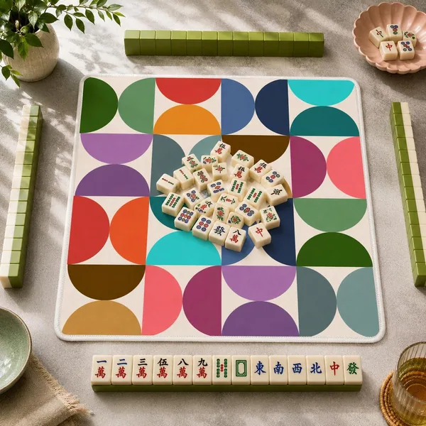 NawunoDTC — Mid Century Modern Mahjong Mat