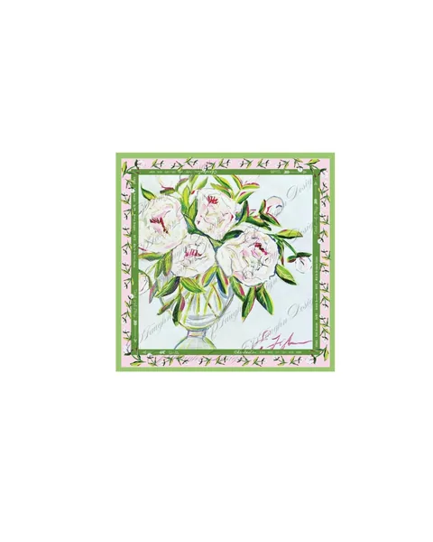 EpFaughnArtandDesign — Pink Peony Mahjong Mat