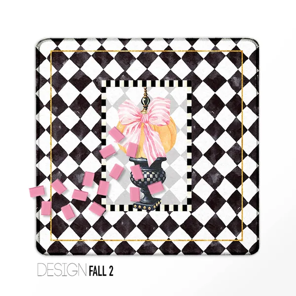 Fall Mahjong Mats - Design 2