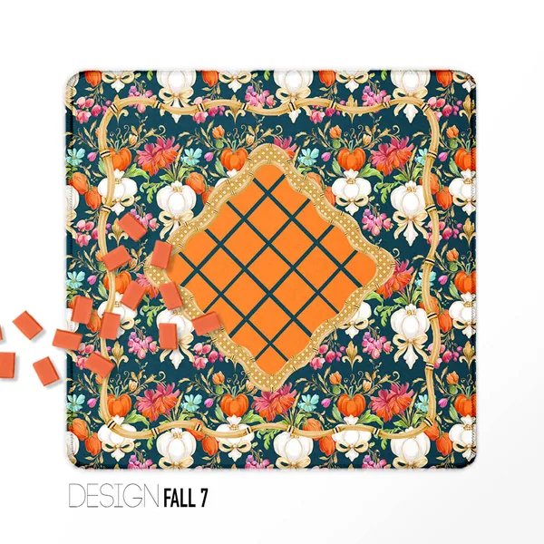 Fall Mahjong Mats - Design 7