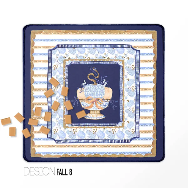 Fall Mahjong Mats - Design 8