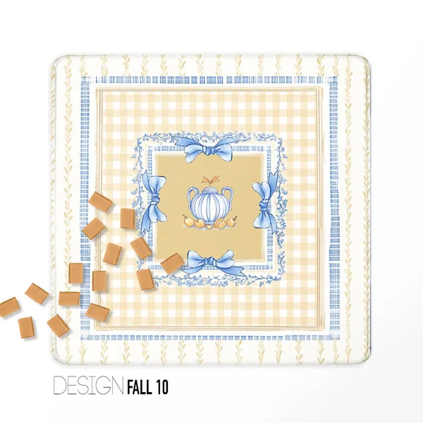 Fall Mahjong Mats - Design 10