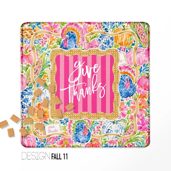 Fall Mahjong Mats - Design 11