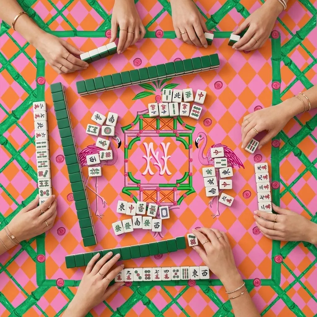 Custom Mahjong Mat, Cricket