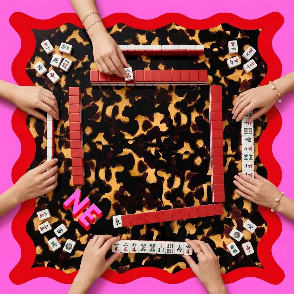 Custom Mahjong Mat, Monroe