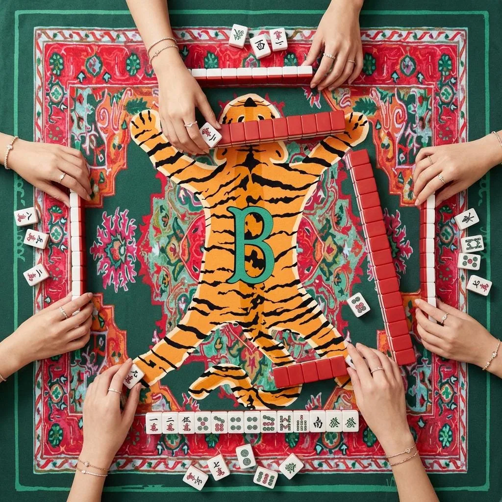 Custom Mahjong Mat, Tabitha