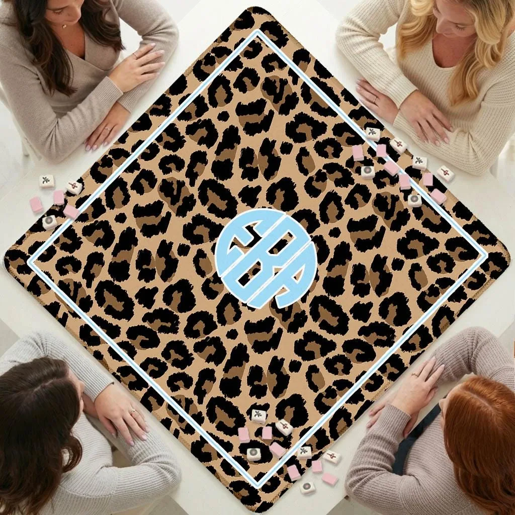 Custom Mahjong Mat, Animal Prints