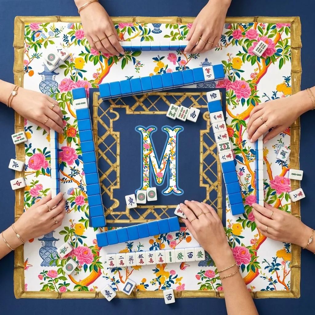 Custom Mahjong Mat, Birdie