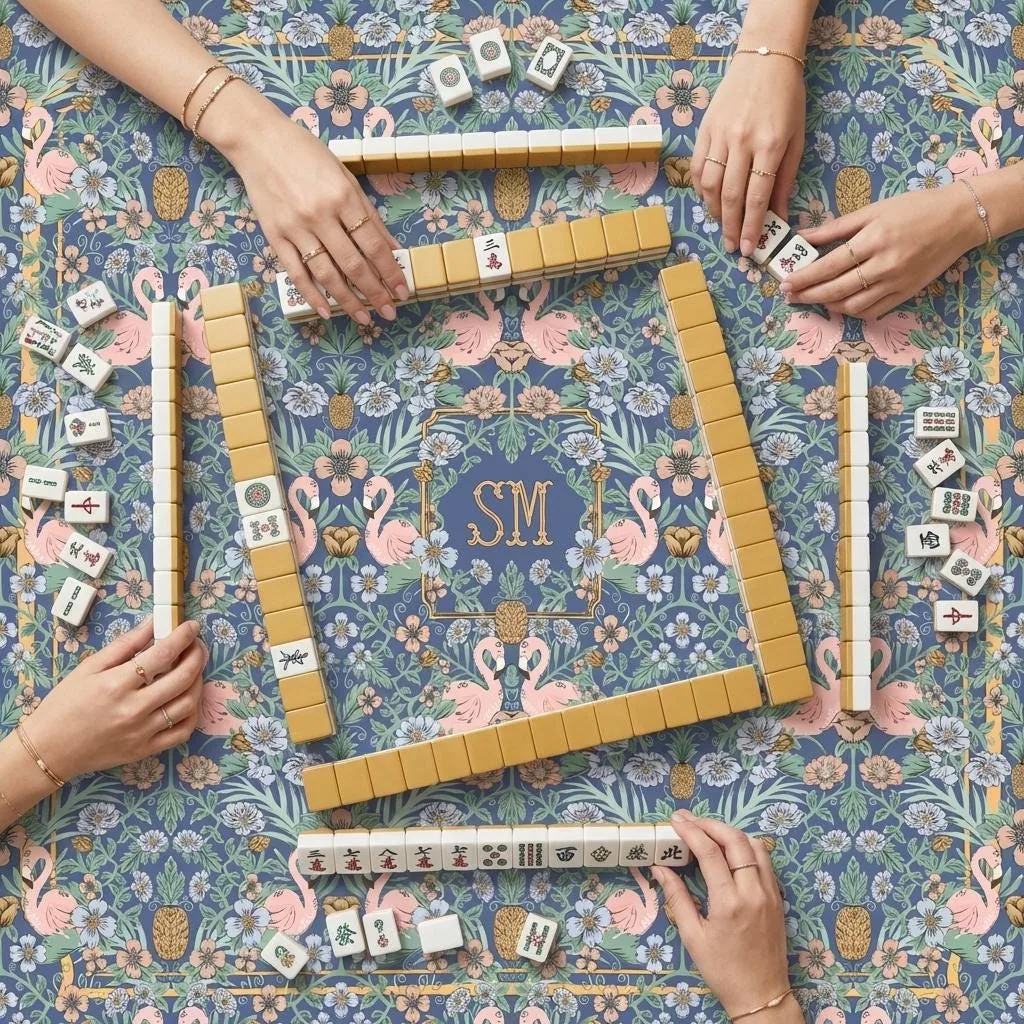 Custom Mahjong Mat, Mitzi