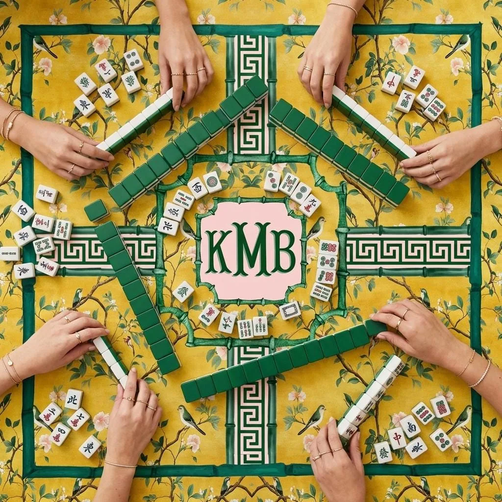 Custom Mahjong Mat, Goldie