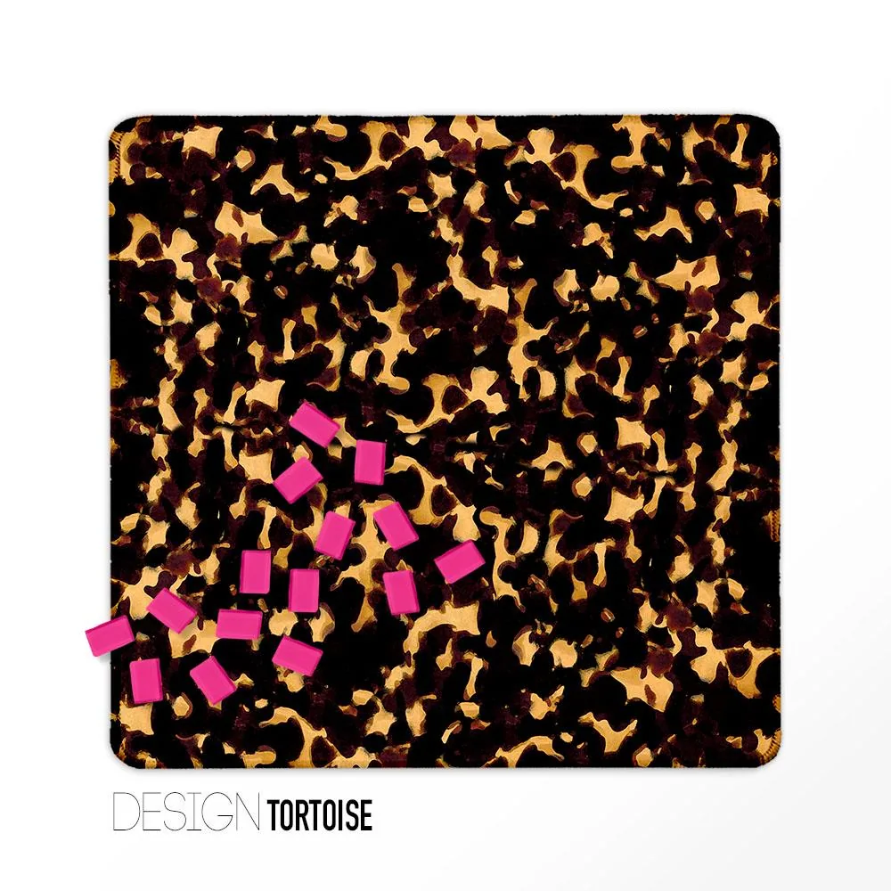 Custom Mahjong Mat, Animal Print - Tortoise