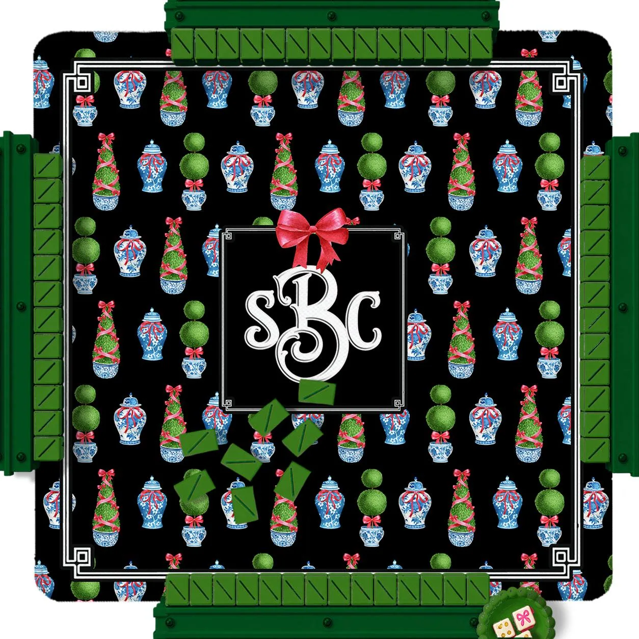 Christmas Custom Mahjong Mat - Noel
