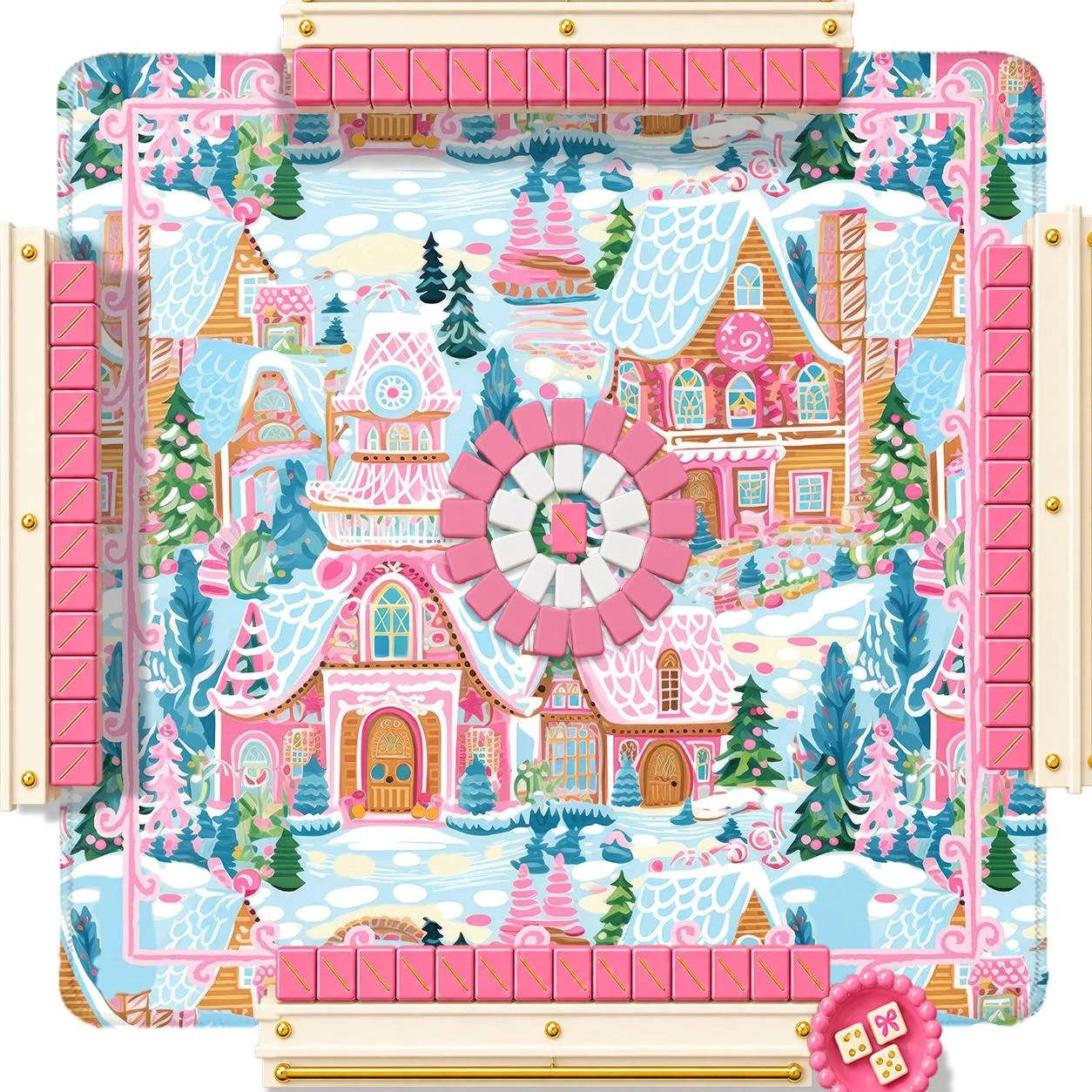 Christmas Custom Mahjong Mat - Sugar Plum