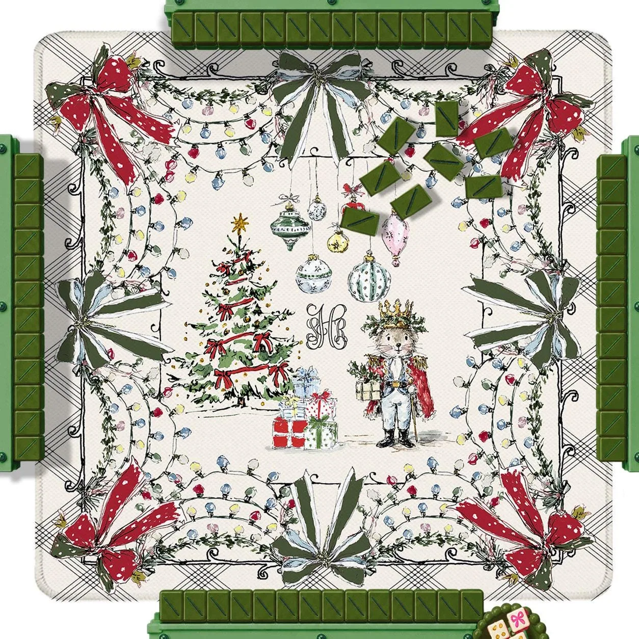 Christmas Custom Mahjong Mat - Twinkle