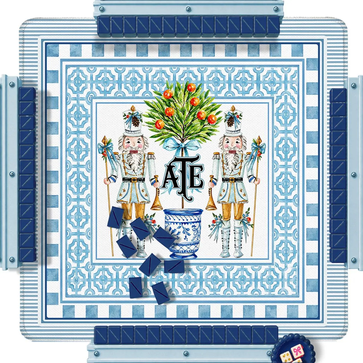 Christmas Custom Mahjong Mat - Holiday