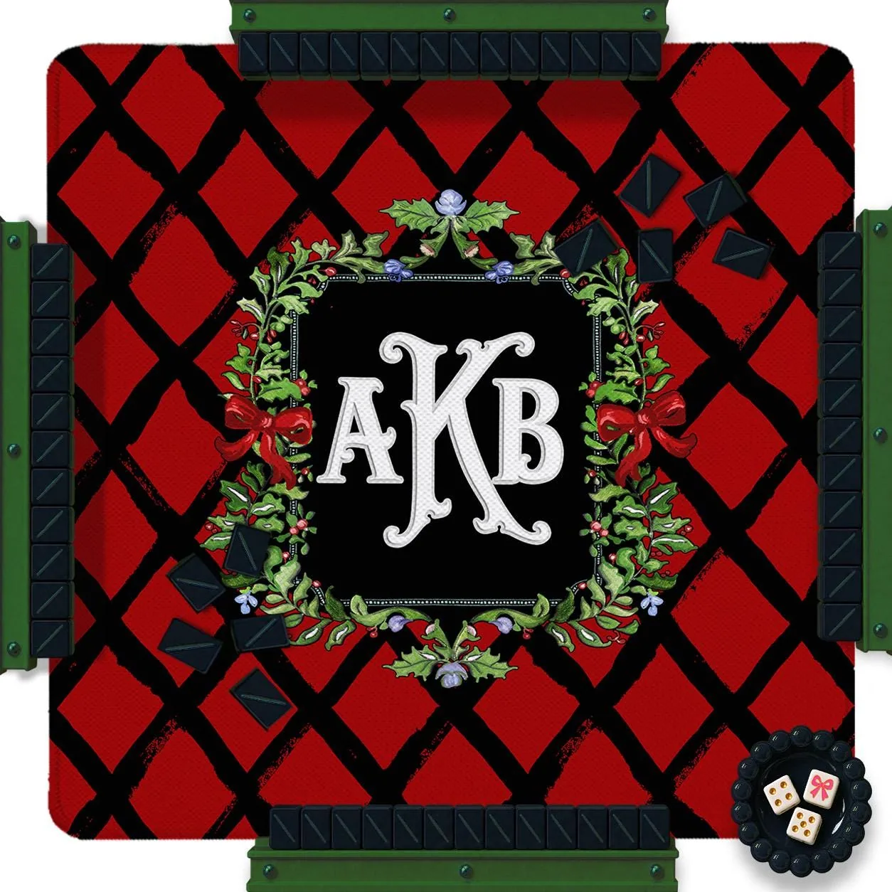 Christmas Custom Mahjong Mat - Jingle