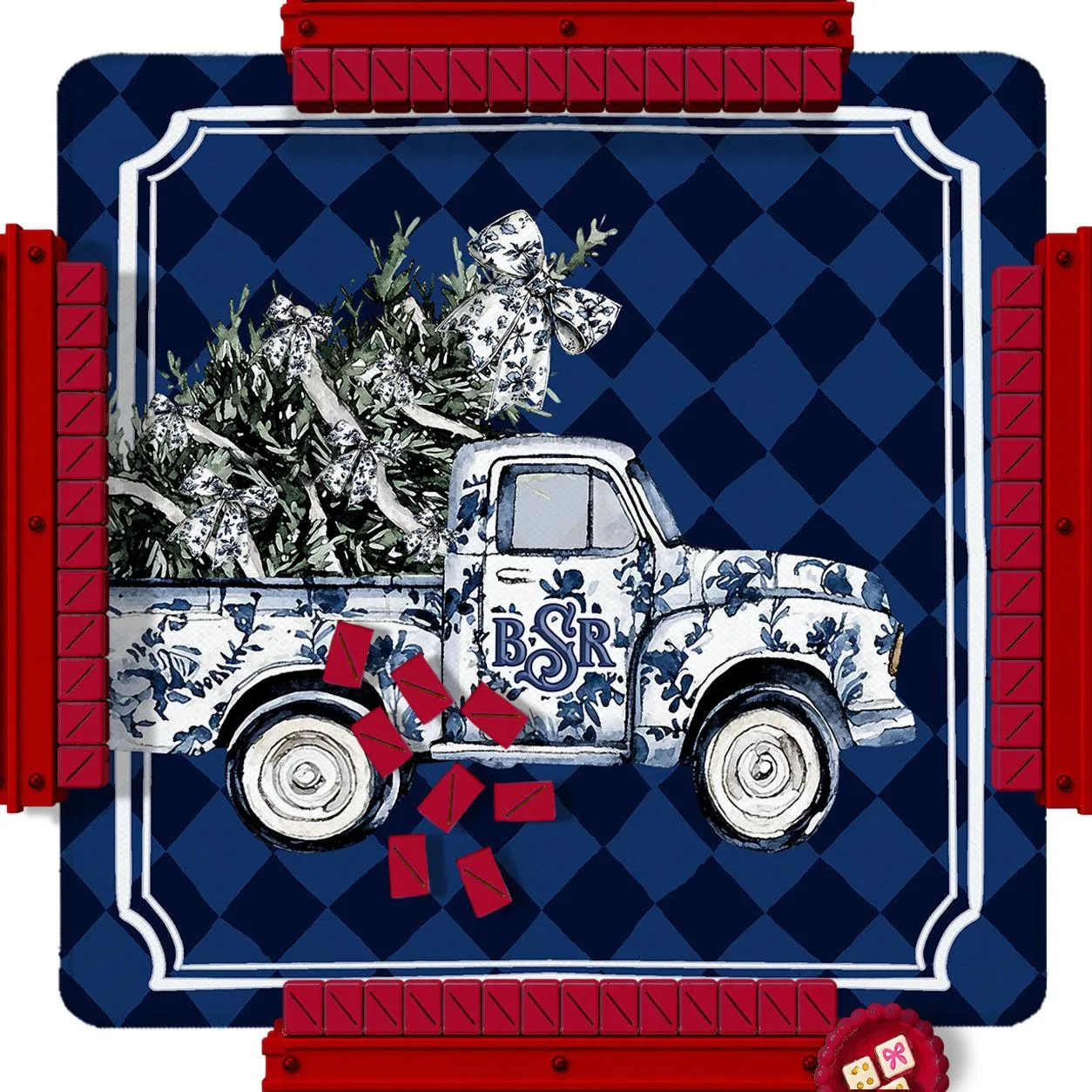 Christmas Custom Mahjong Mat - Falala