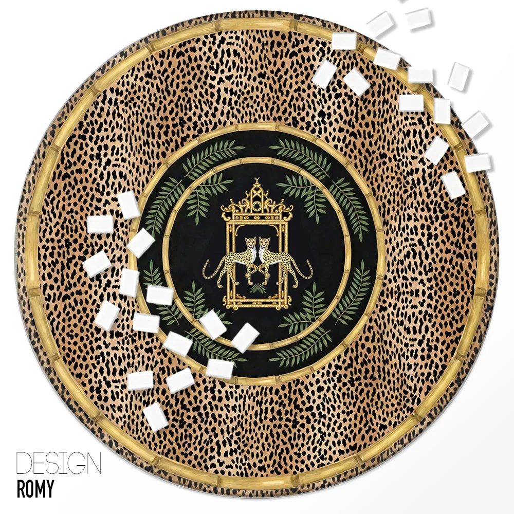 Custom Round Mahjong Mat - Romy
