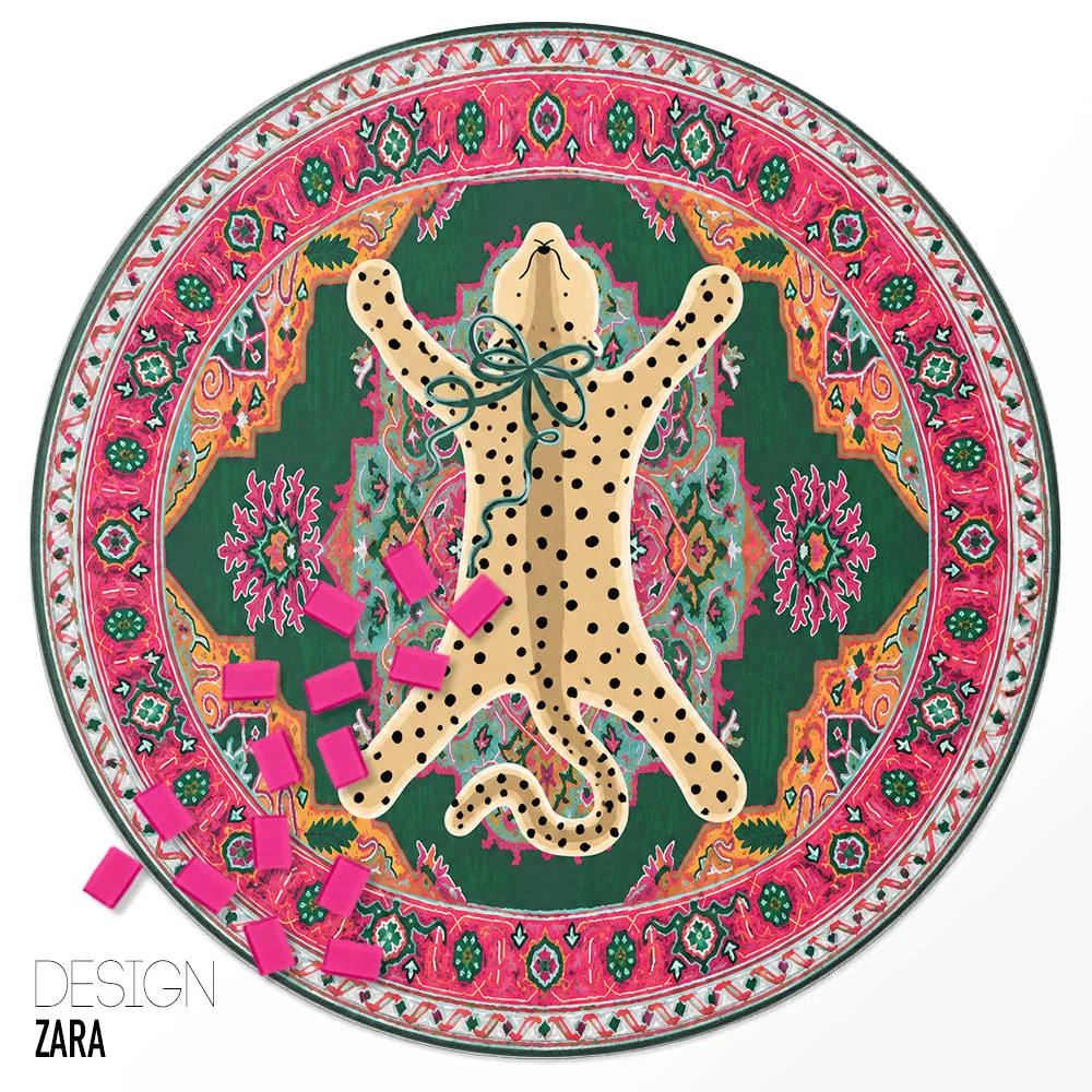 Custom Round Mahjong Mat - Zara