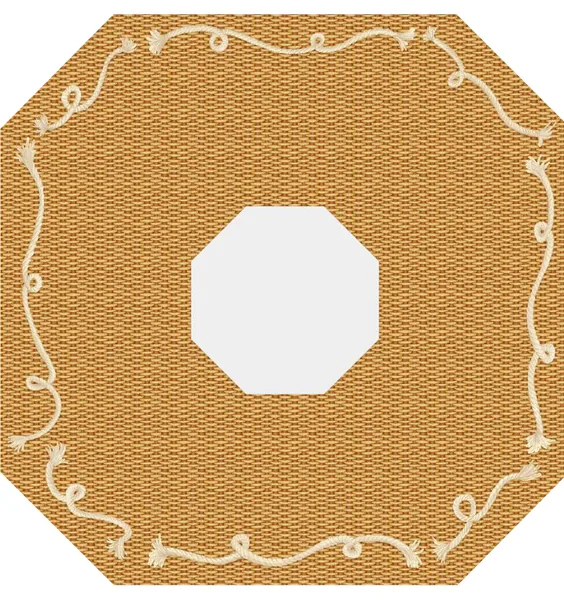Nantucket Basket Mahjong Gaming Mat (Center Cutout)