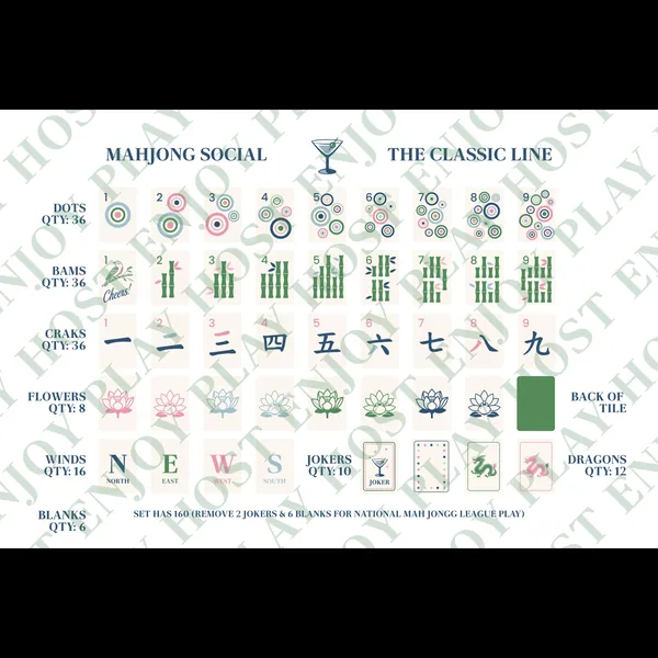 Classic Mahjong Social Tiles