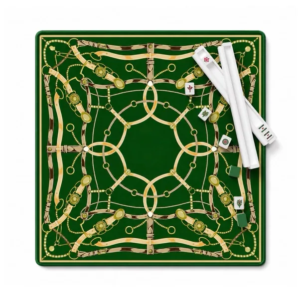 Bridled in Green Mahjong Mat
