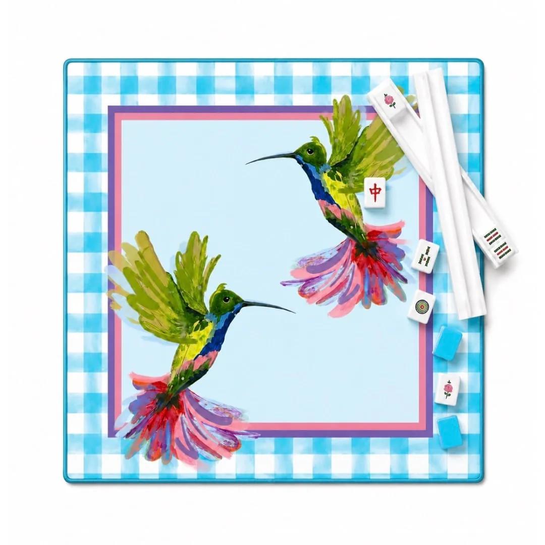 Hummingbirds Mahjong Mat