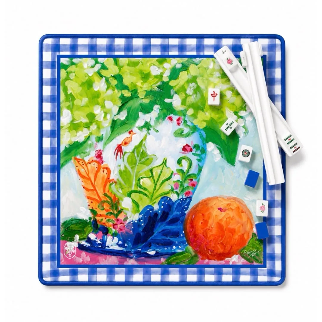 Tobacco in the Garden Mahjong Mat