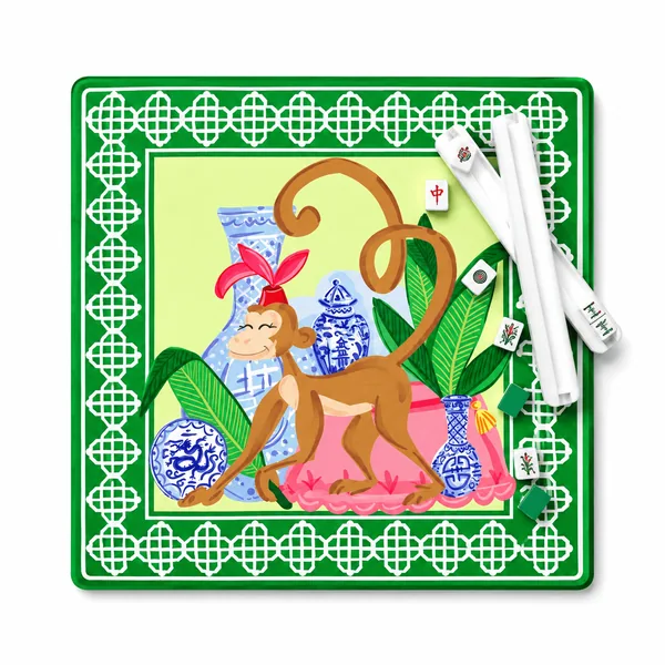 Monkey Business Mahjong Mat