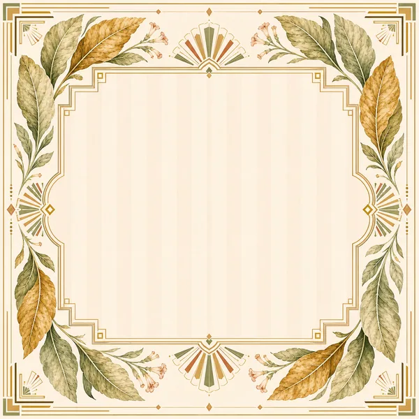 Art Deco Tobacco Club - 20.6oz Textured Leatherette