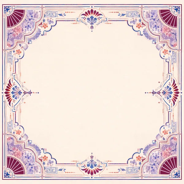Purple Coral Chinoiserie - 20.6oz Textured Leatherette